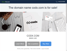 Tablet Screenshot of codx.com